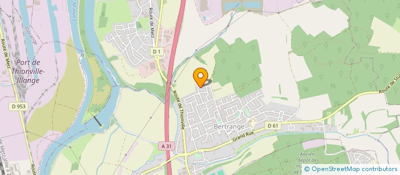 localisation de l'entreprise INDIVISION CARRICONDO MANFROI  BERTRANGE