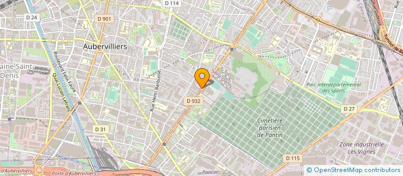 localisation de l'entreprise INDIVISION CARRIER-SURREL  AUBERVILLIERS