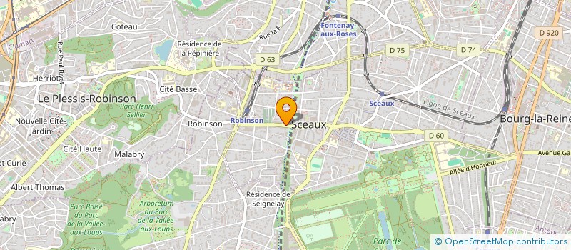 localisation de l'entreprise INDIVISION CARRIERE à SCEAUX