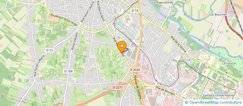localisation de l'entreprise INDIVISION CARRIVE à OLIVET