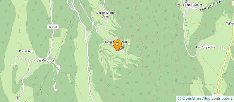 localisation de l'entreprise INDIVISION CARRON  CHAMPDOR-CORCELLES