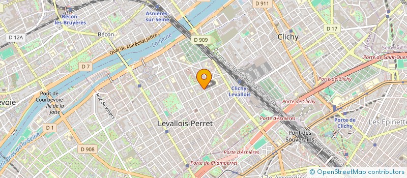 localisation de l'entreprise INDIVISION CARRON DAVID  LEVALLOIS-PERRET
