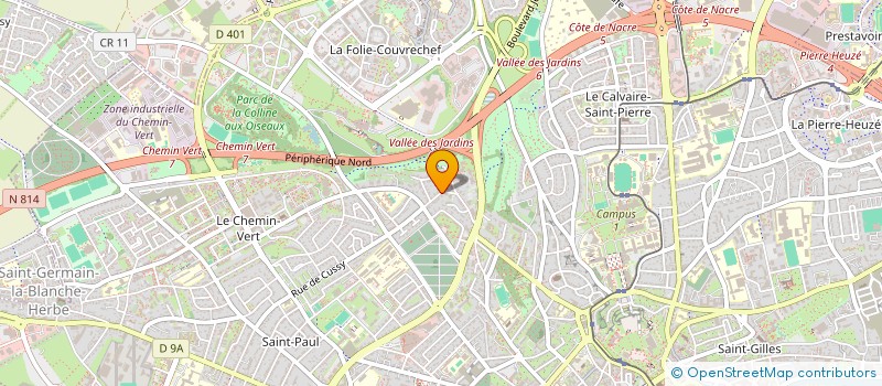 localisation de l'entreprise INDIVISION CARSENTI BERENGERE ET JULIEN à CAEN