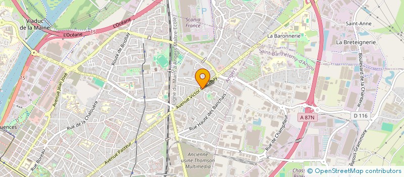 localisation de l'entreprise INDIVISION CARTEAU à ANGERS