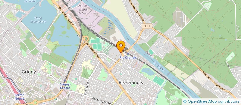 localisation de l'entreprise INDIVISION CARUANA GUSEVA  RIS-ORANGIS