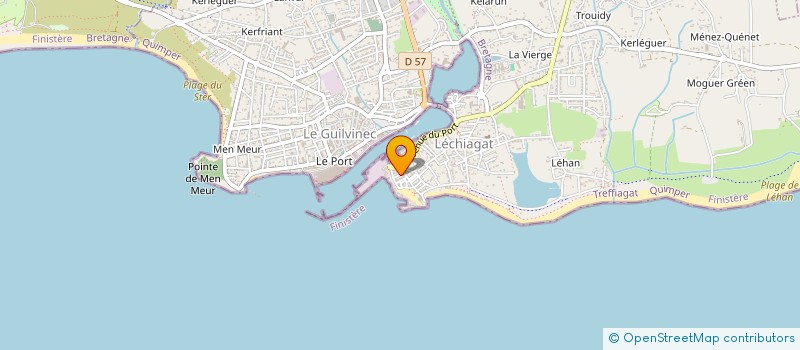 localisation de l'entreprise INDIVISION CARVAL TREFFIAGAT  TREFFIAGAT