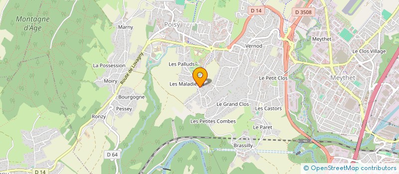 localisation de l'entreprise INDIVISION CASANOVA  POISY