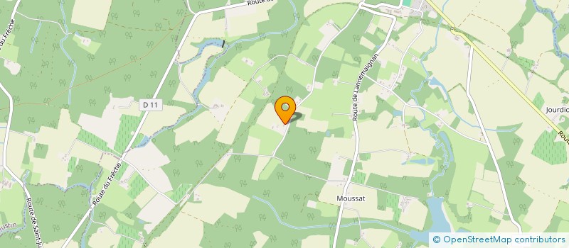 localisation de l'entreprise INDIVISION CASSAIGNE  SAINT-JUSTIN