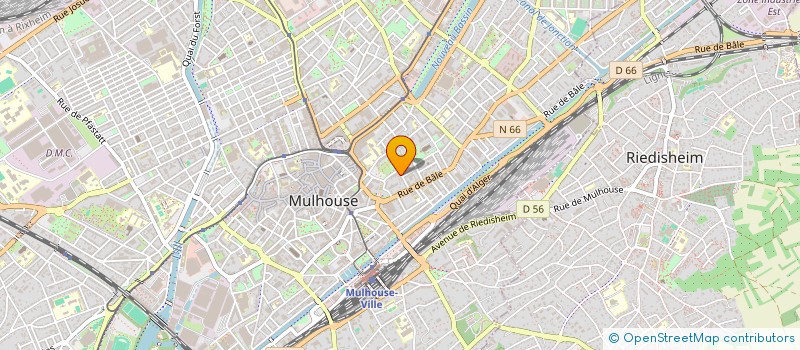 localisation de l'entreprise INDIVISION CASSET  MULHOUSE