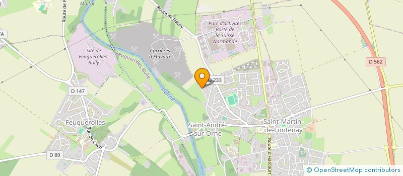 localisation de l'entreprise INDIVISION CASSET JEAN  SAINT-ANDRE-SUR-ORNE