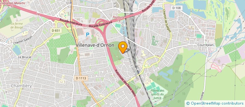 localisation de l'entreprise INDIVISION CASSIAUX, BRUCHEZ, PELLERIN, VERBAANDER à VILLENAVE-D'ORNON