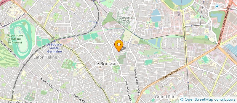 localisation de l'entreprise INDIVISION CASSIER  LE BOUSCAT