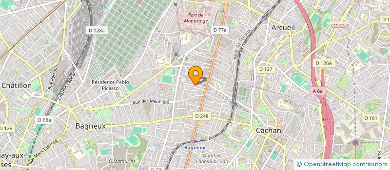 localisation de l'entreprise INDIVISION CASSIM DUBOIS à BAGNEUX