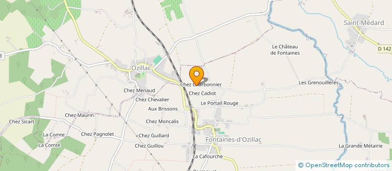 localisation de l'entreprise INDIVISION CASTAING MAZARD  FONTAINES-D'OZILLAC