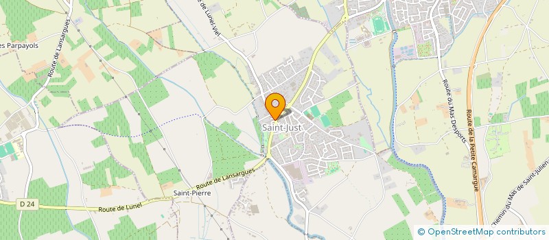 localisation de l'entreprise INDIVISION CASTAN  SAINT-JUST