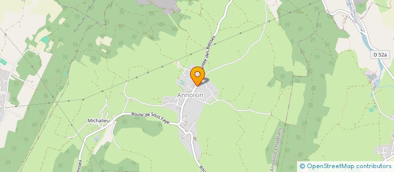 localisation de l'entreprise INDIVISION CASTANO COINTET  ANNOISIN-CHATELANS