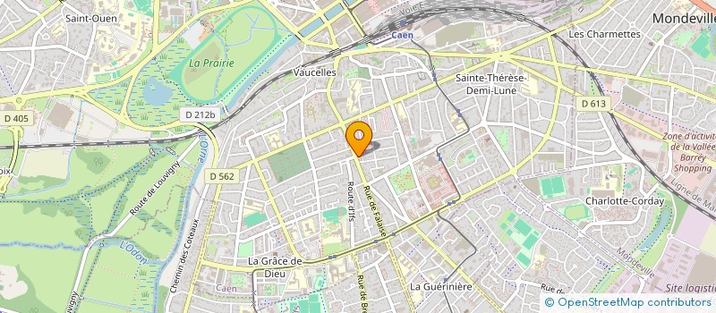 localisation de l'entreprise INDIVISION CASTANY LAURENT ET GUERREIRO FRANCISCO à CAEN