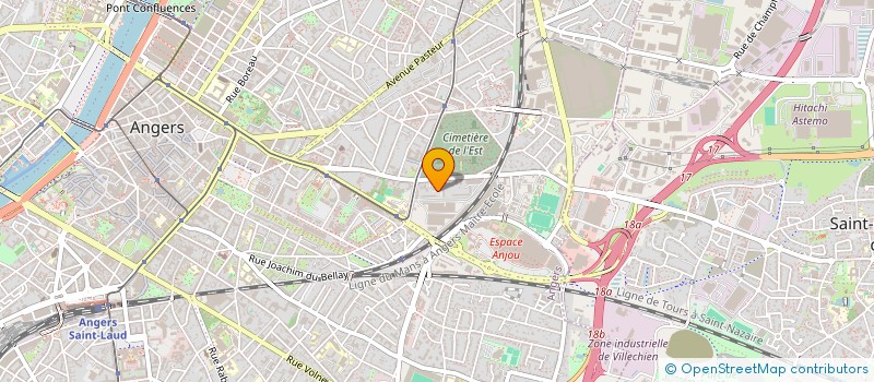 localisation de l'entreprise INDIVISION CASTAY à ANGERS