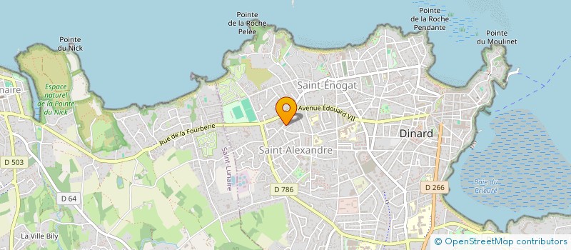 localisation de l'entreprise INDIVISION CATALA FRANCOIS ET KAHN LAUREN  DINARD