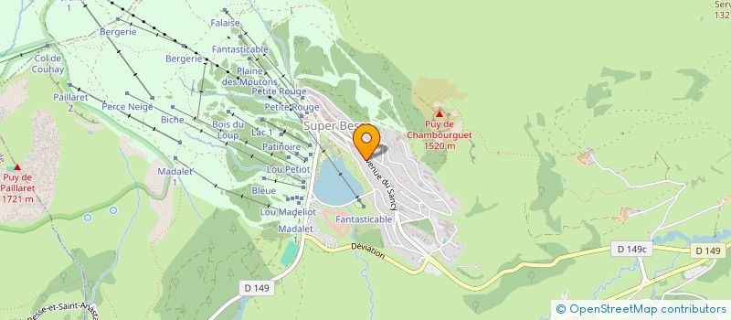 localisation de l'entreprise INDIVISION CATELON-DAVID  BESSE-ET-SAINT-ANASTAISE