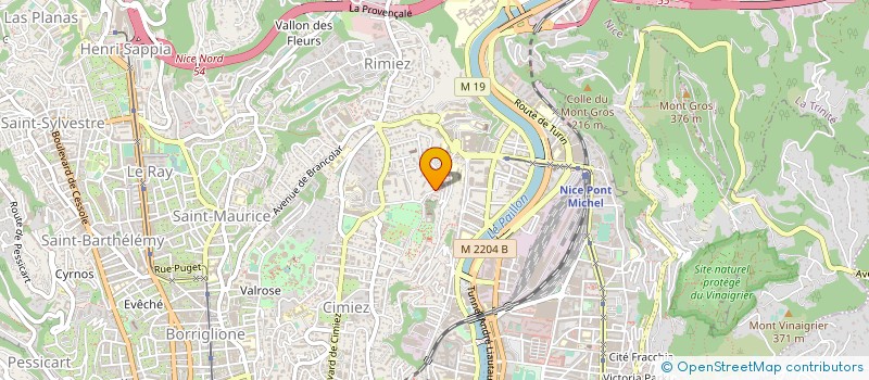 localisation de l'entreprise INDIVISION CATEURA HAMDI à NICE