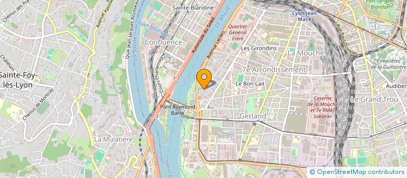 localisation de l'entreprise INDIVISION CATHARY MARTIN  LYON