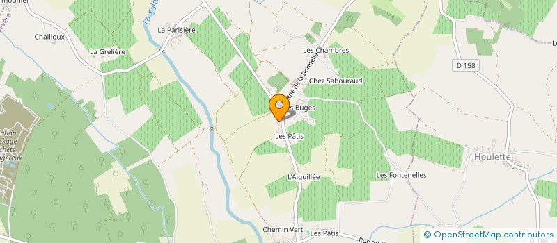 localisation de l'entreprise INDIVISION CATHELINAUD à SAINTE-SEVERE