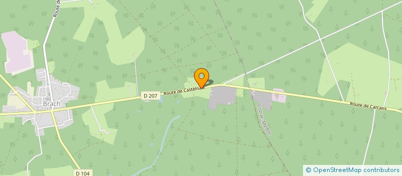 localisation de l'entreprise INDIVISION CATHELINEAU-VILLANUEVA  BRACH