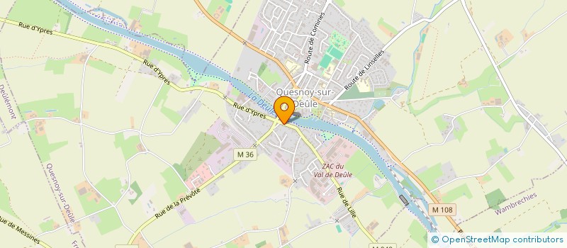 localisation de l'entreprise INDIVISION CATTEAU DUPORTAIL YVETTE à QUESNOY-SUR-DEULE