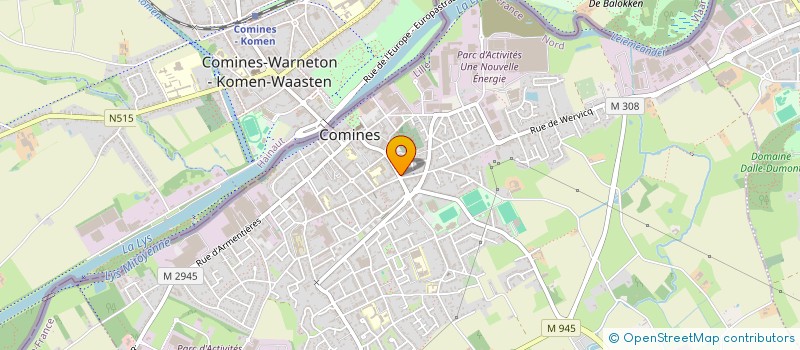 localisation de l'entreprise INDIVISION CATTEZ-DARTOIS  COMINES