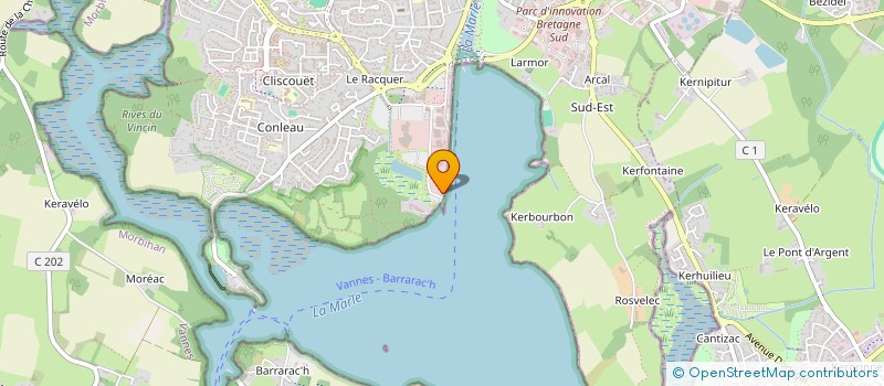 localisation de l'entreprise INDIVISION CAUDARD à VANNES