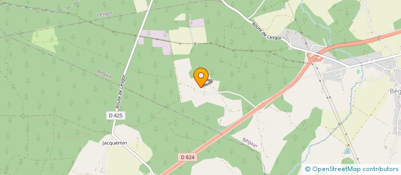 localisation de l'entreprise INDIVISION CAUNA  BEGAAR