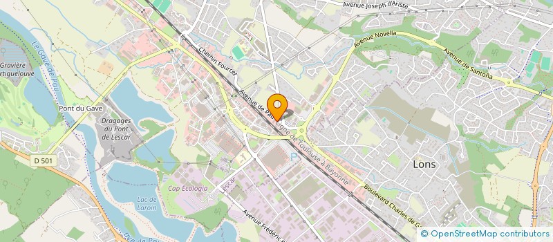 localisation de l'entreprise INDIVISION CAUSIN  LESCAR