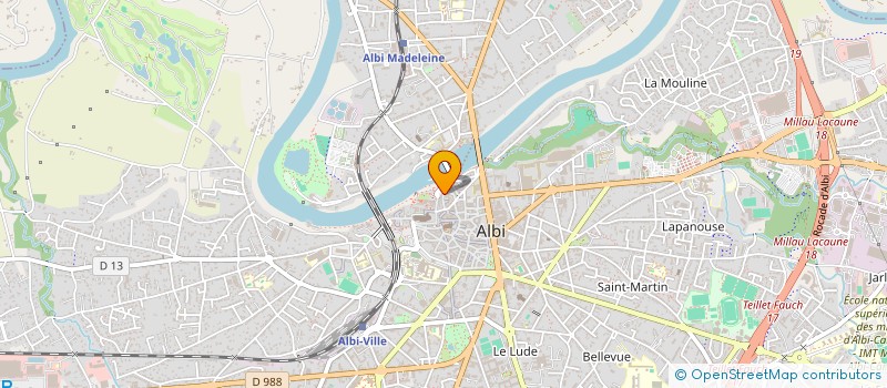 localisation de l'entreprise INDIVISION CAUSSE CHRISTIAN - CLAUDE à ALBI