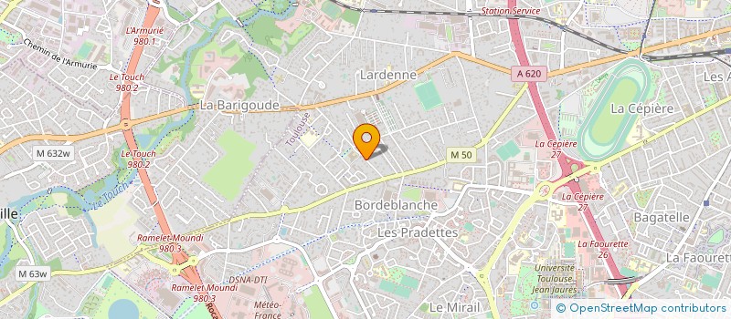 localisation de l'entreprise INDIVISION CAUSSE - FOURNIAL à TOULOUSE