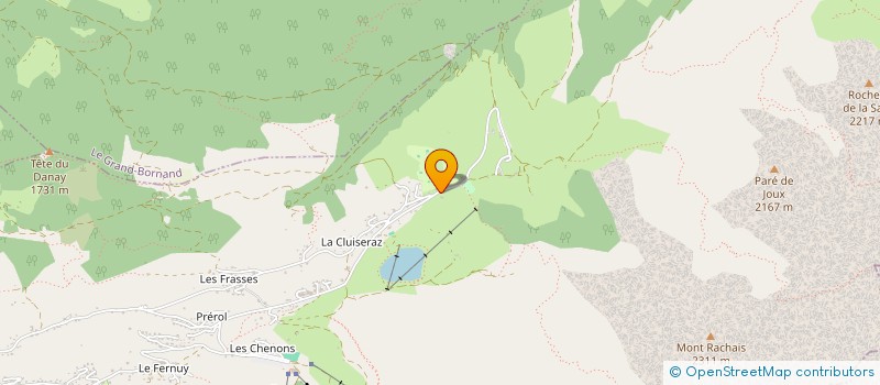 localisation de l'entreprise INDIVISION CAVAGNOUD à LA CLUSAZ