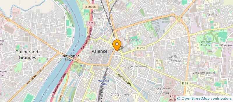 localisation de l'entreprise INDIVISION CAVAIGNAC ET DUPONT à VALENCE