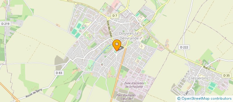 localisation de l'entreprise INDIVISION CAVAL GALLET  DOUVRES-LA-DELIVRANDE