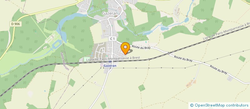 localisation de l'entreprise INDIVISION CAVELIER ALEXANDRE ET BAPTISTE  GAZERAN