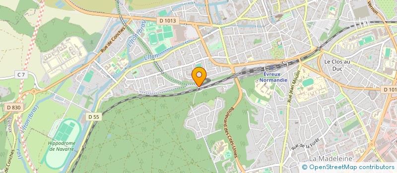 localisation de l'entreprise INDIVISION CAYLA LEFEBVRE  EVREUX