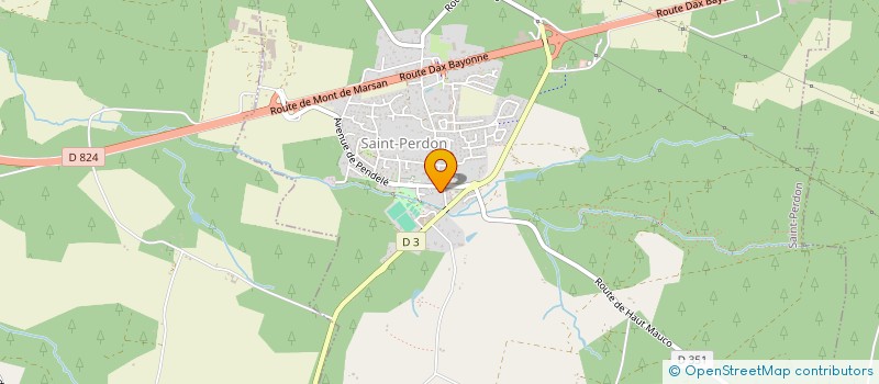 localisation de l'entreprise INDIVISION CAZADE ANDRE  GELOUX