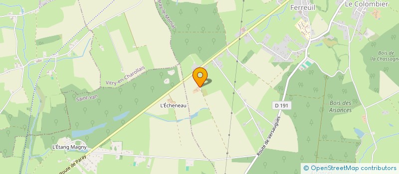 localisation de l'entreprise INDIVISION CAZALET*MICHEL YVES/  PARAY LE MONIAL