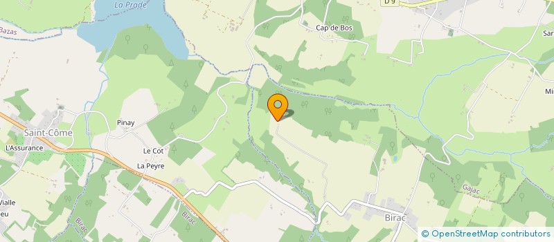 localisation de l'entreprise INDIVISION CAZAUVIEILH  LE NIZAN