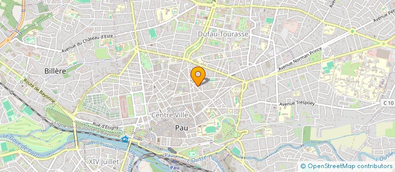 localisation de l'entreprise INDIVISION CAZES HACHON à PAU