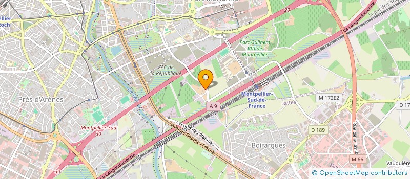 localisation de l'entreprise INDIVISION CECCOTTI à MONTPELLIER