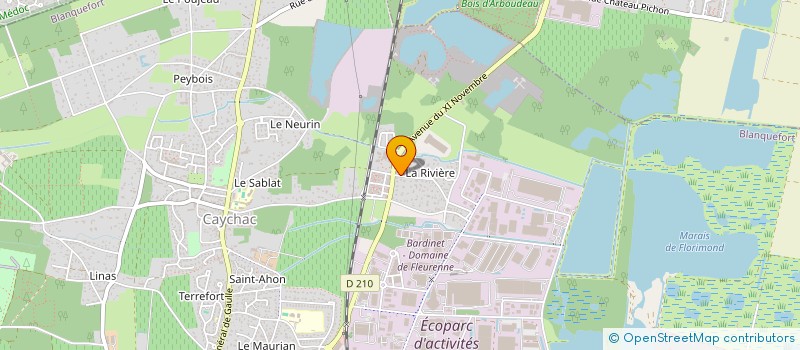 localisation de l'entreprise INDIVISION CELEP à BLANQUEFORT