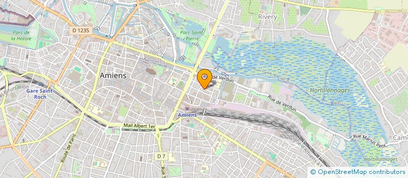 localisation de l'entreprise INDIVISION CELINE CLASSE DIDIER DUSSAU  AMIENS