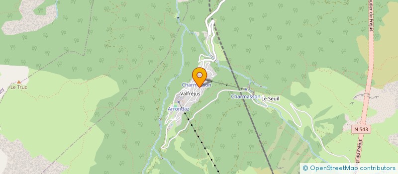 localisation de l'entreprise INDIVISION CERINO  MODANE