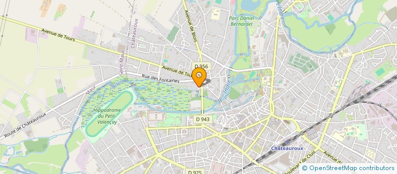 localisation de l'entreprise INDIVISION CERNY ET MONNIER à CHATEAUROUX