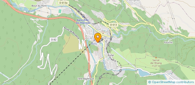 localisation de l'entreprise INDIVISION CESTIA à AX-LES-THERMES